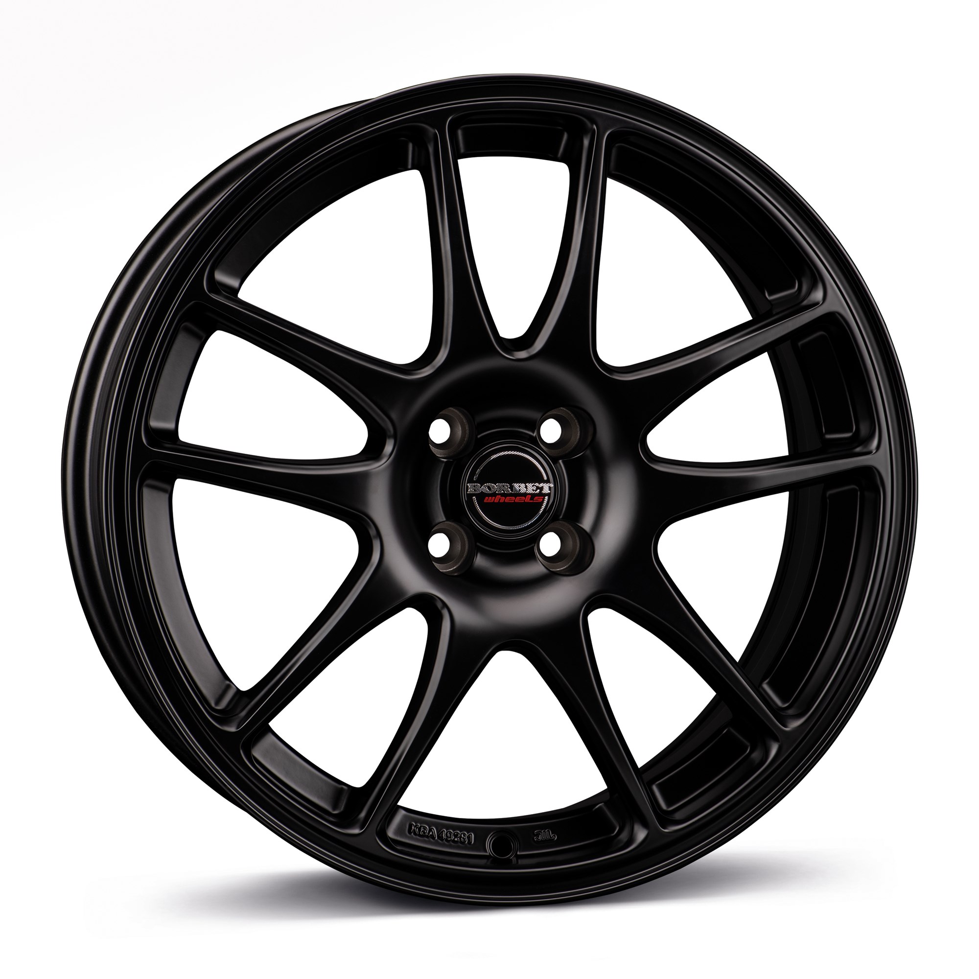 BORBET RS ZWART MAT 222697